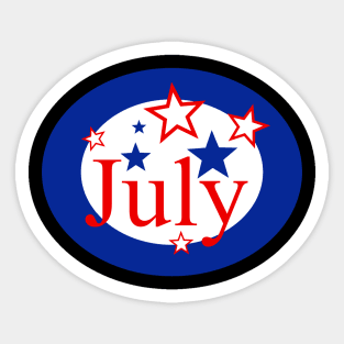 July Sticker